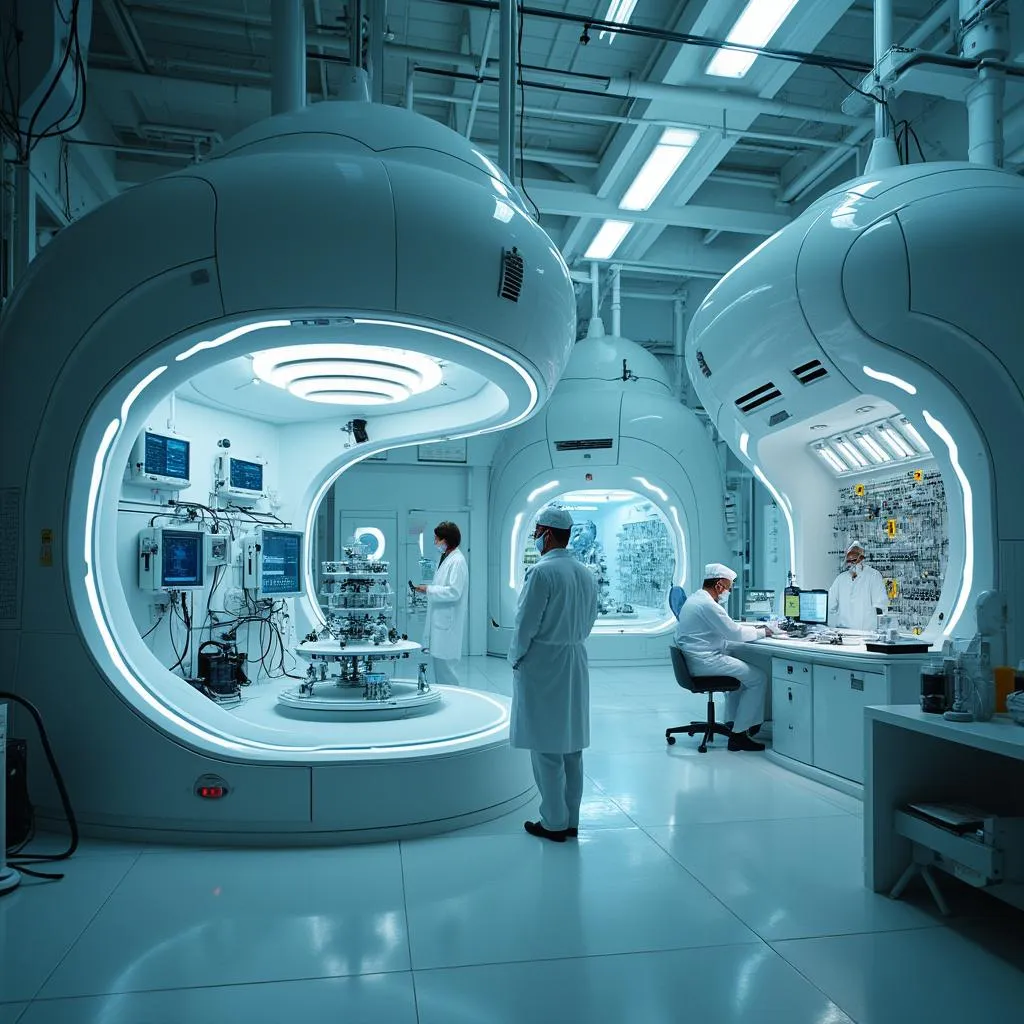 Laboratorio de investigación energética futurista